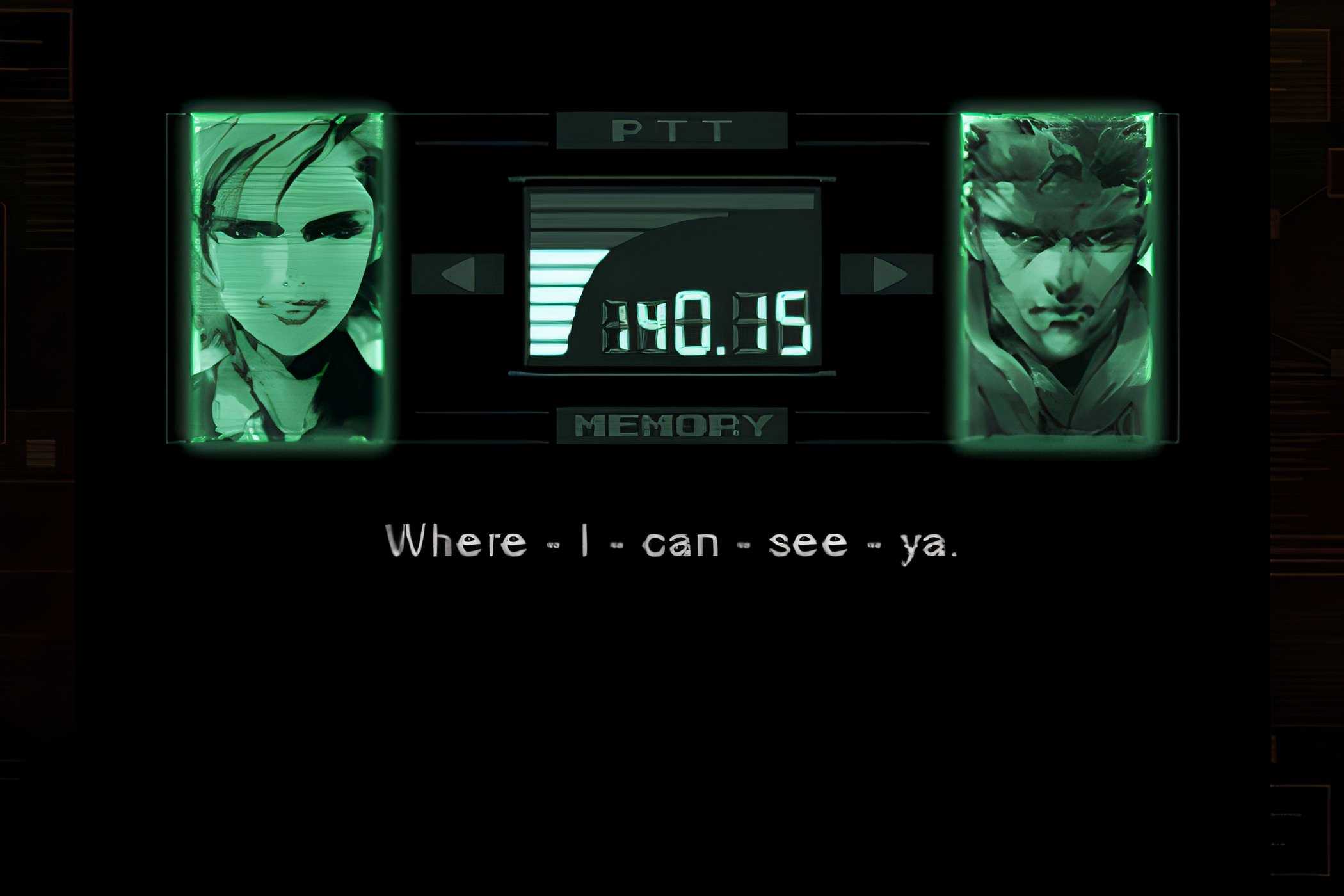 An image from the 1998 game Metal Gear Solid.