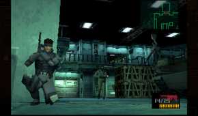 An image from the 1998 game Metal Gear Solid.