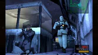 An image from the 1998 game Metal Gear Solid.