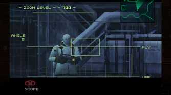 An image from the 1998 game Metal Gear Solid.