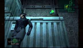 An image from the 1998 game Metal Gear Solid.