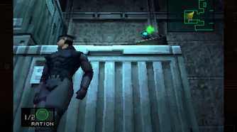 An image from the 1998 game Metal Gear Solid.