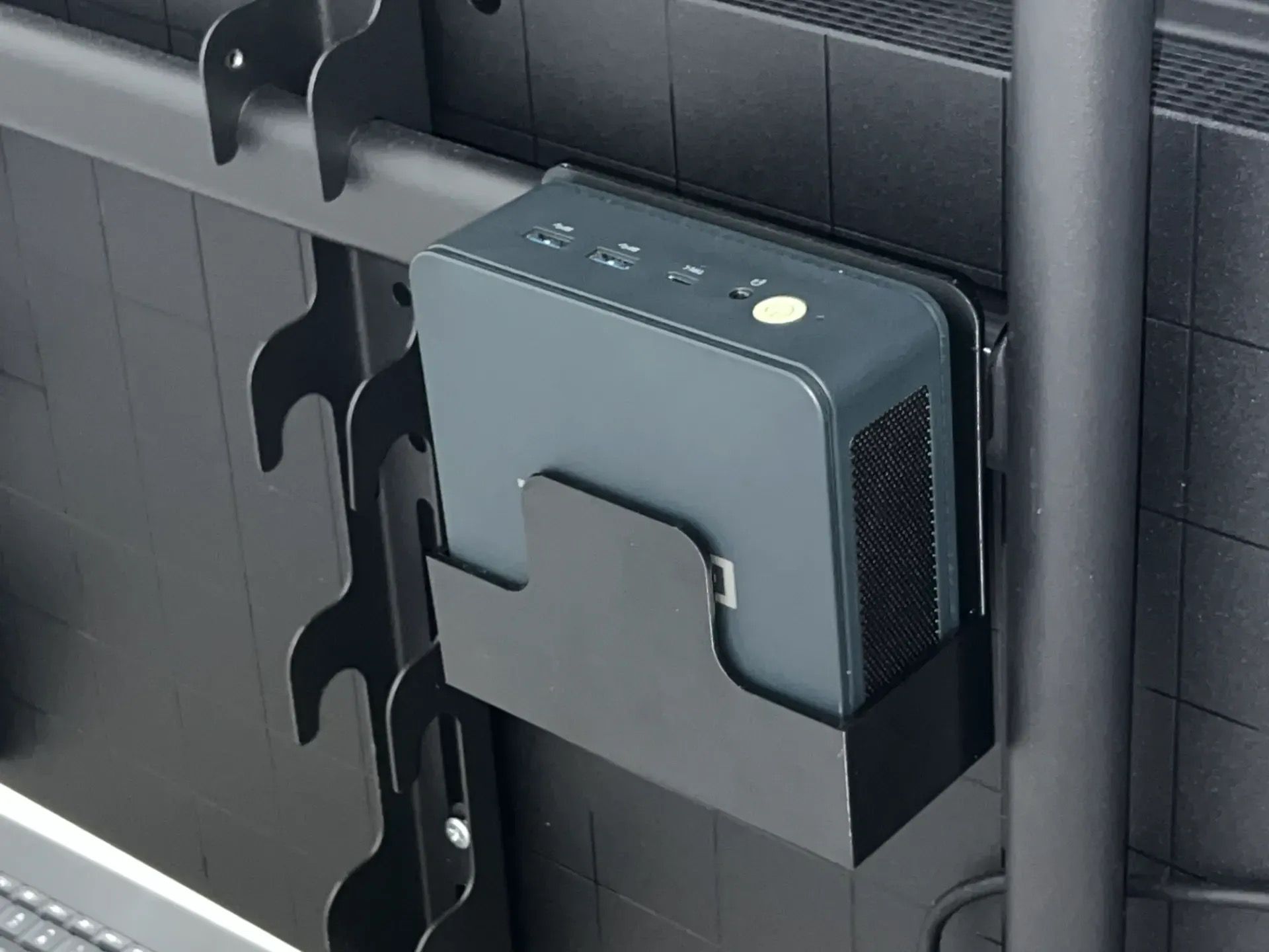 Mini PC TV back mount bracket