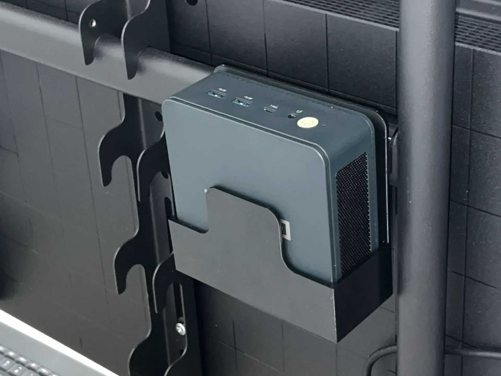 Mini PC TV back mount bracket