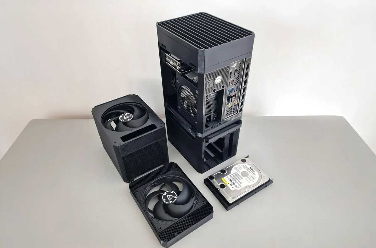 NAS ITX 3D printed case