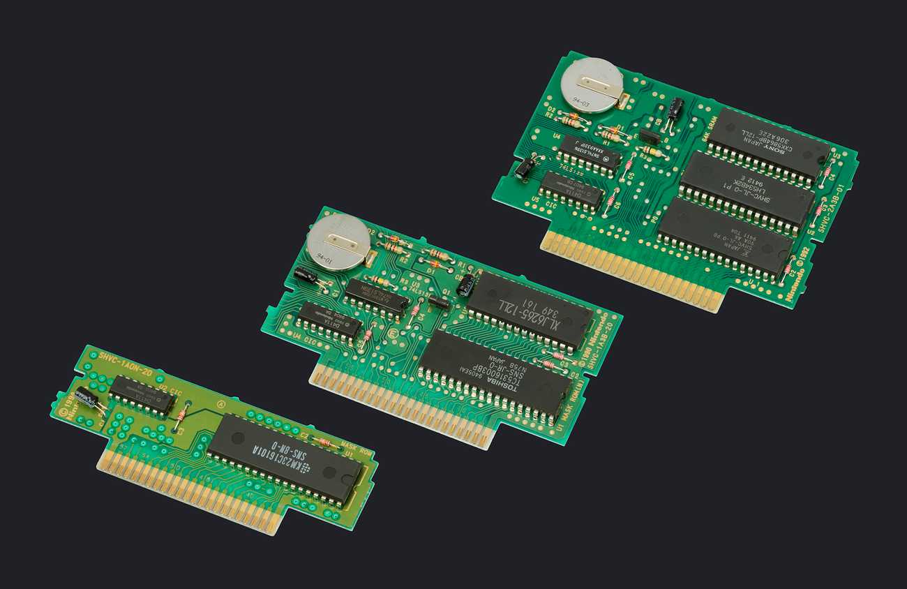 NES game cartridge PCB circuit boards