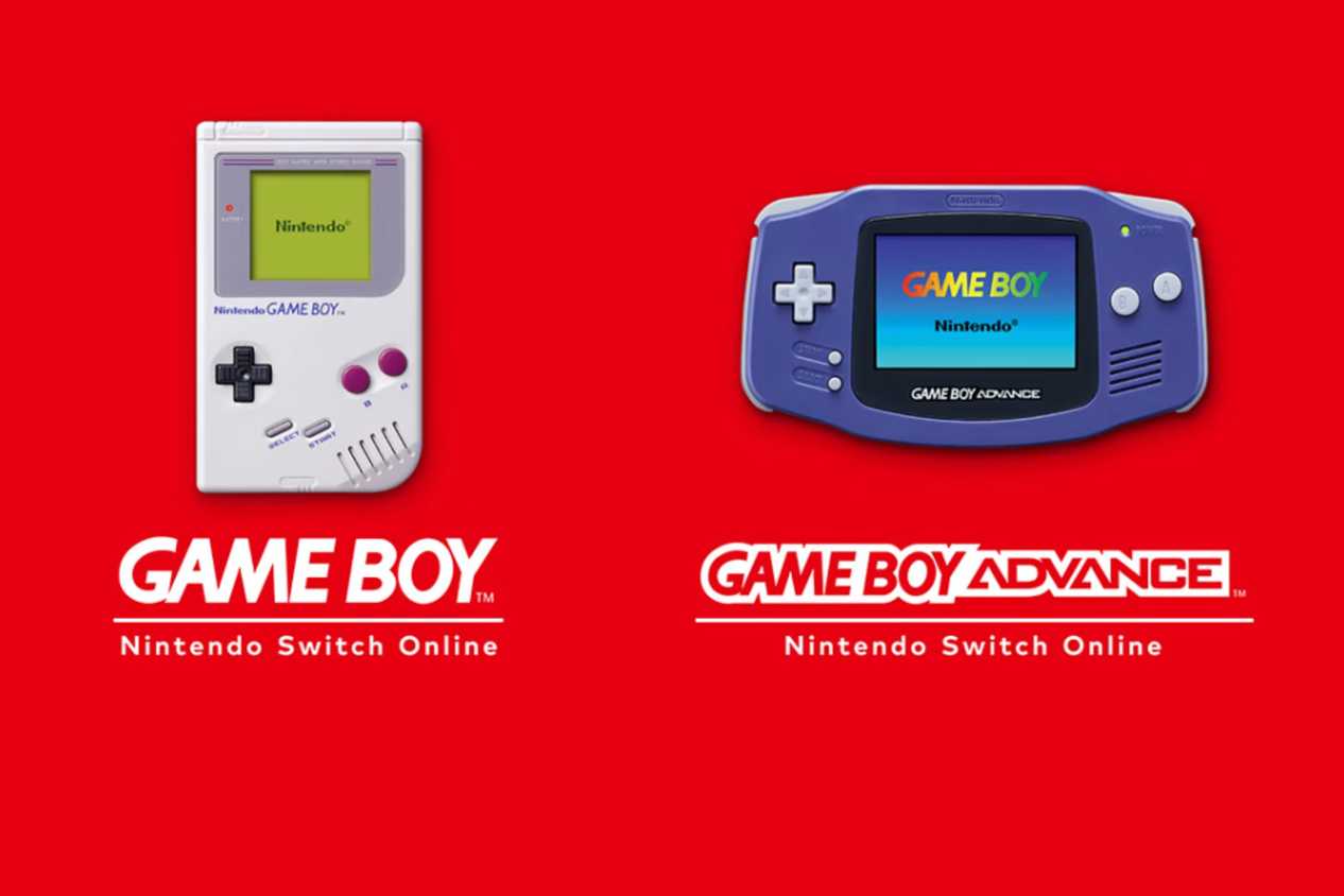 Nintendo Switch Online Gameboy consoles