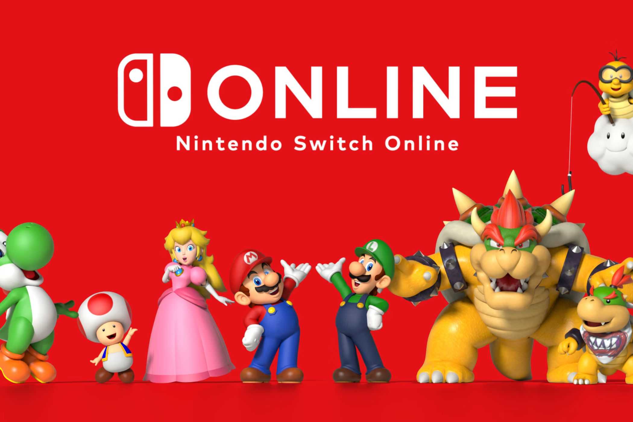 Nintendo Switch Online Main logo with mario characters