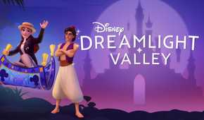 Disney Dreamlight Valley promotional image with Aladdin