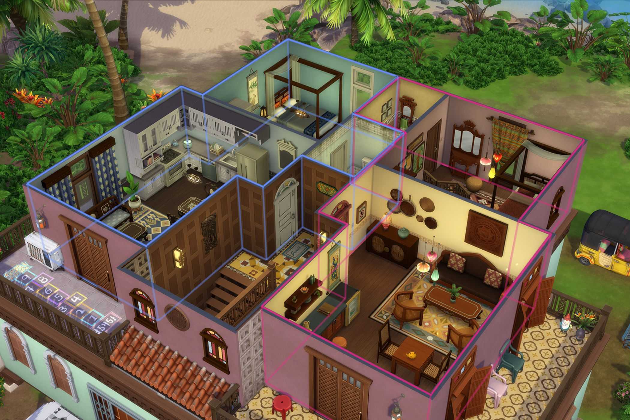 The Sims 4 house overview