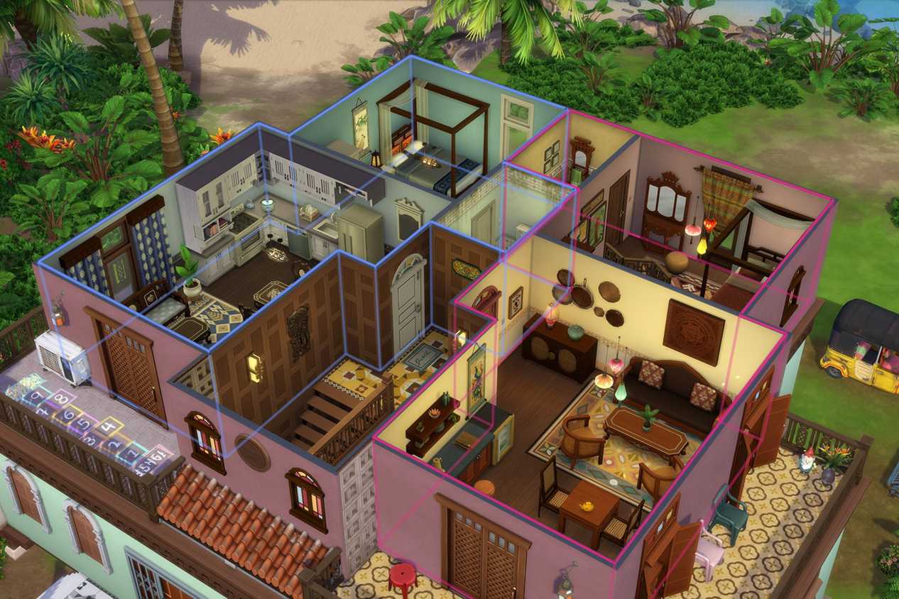 The Sims 4 house overview