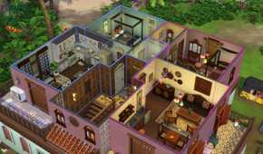 The Sims 4 house overview