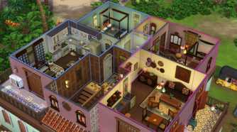 The Sims 4 house overview