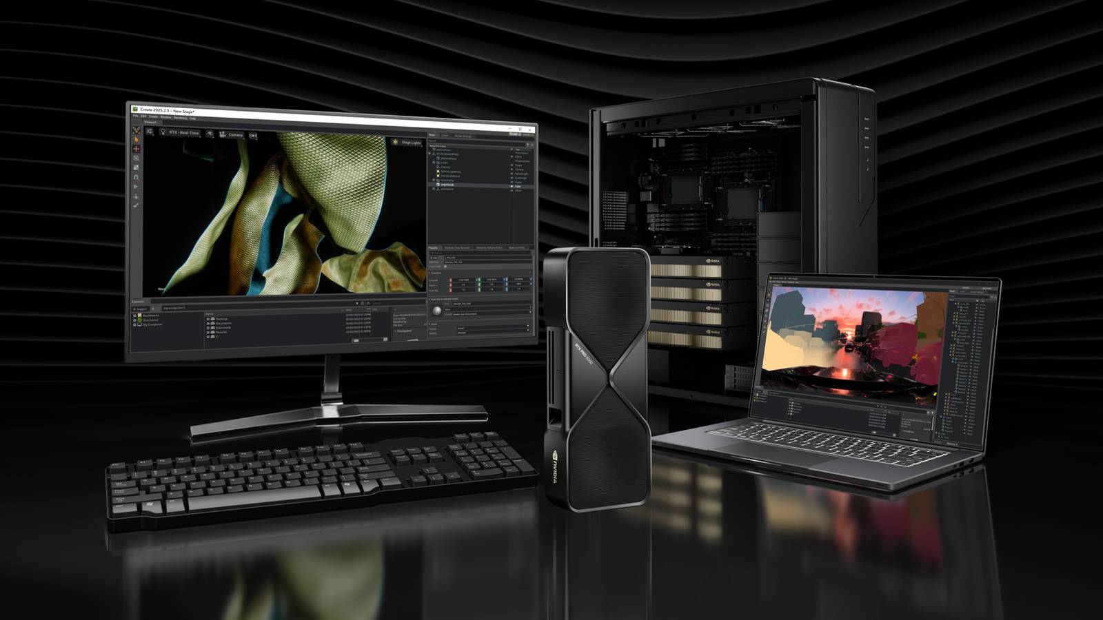 An Nvidia Blackwell RTX Pro workstation.