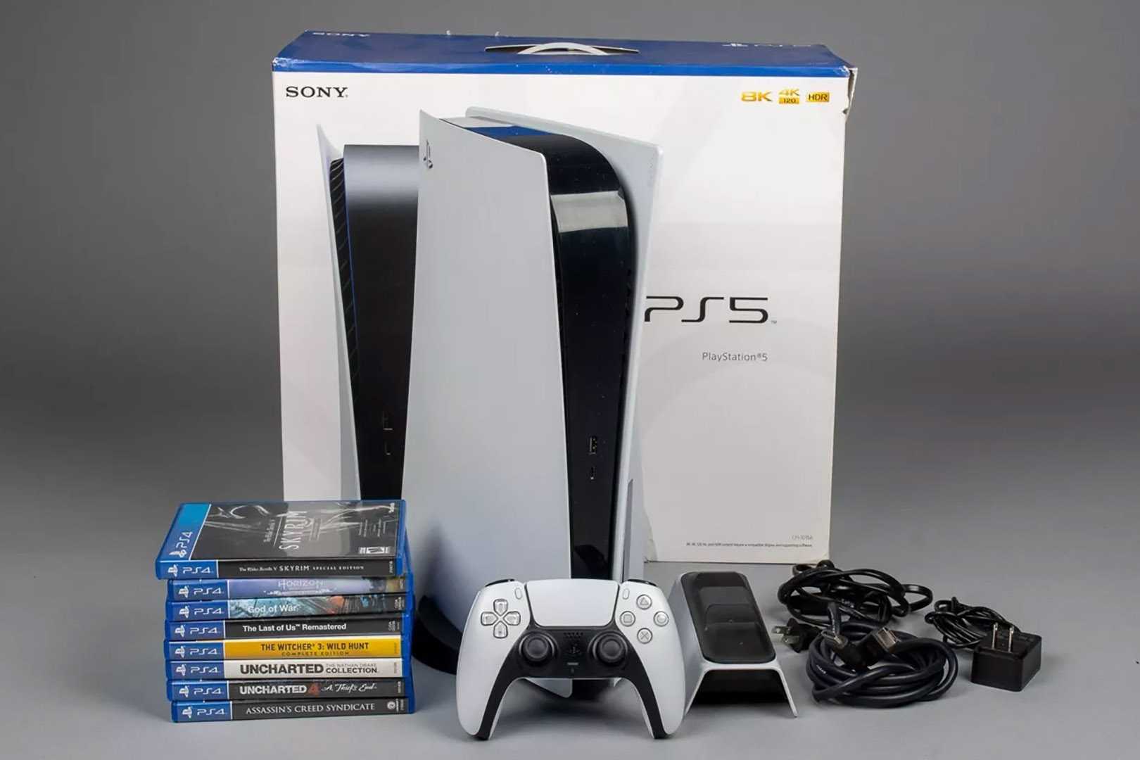 Playstation 5 with games