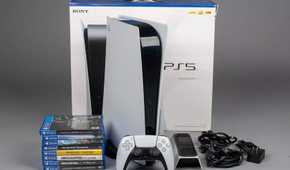 Playstation 5 with games