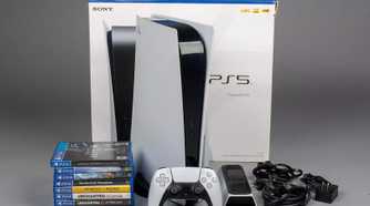 Playstation 5 with games