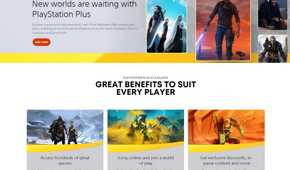 An image of PlayStation Plus benefits that users get.