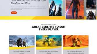 An image of PlayStation Plus benefits that users get.