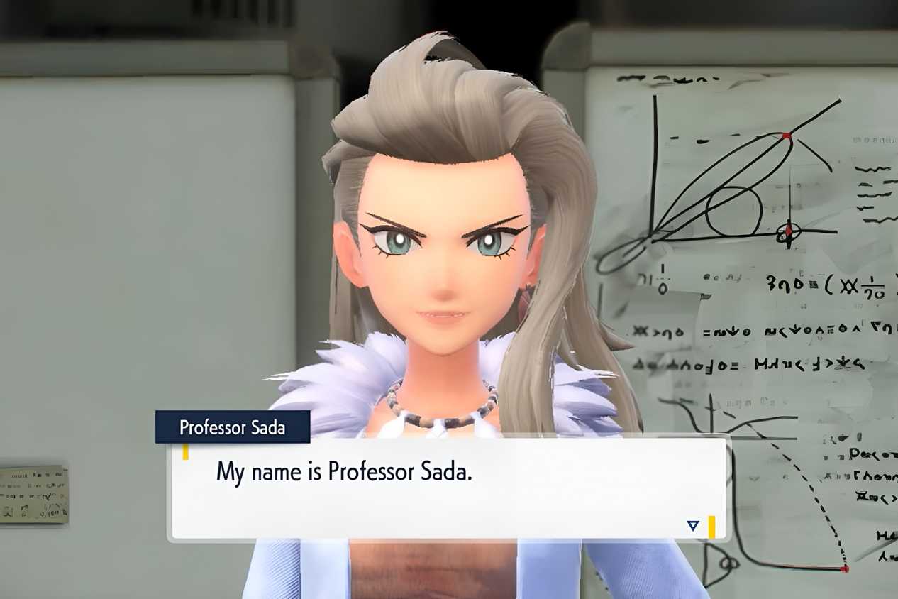 pokemon scarlet violet professor sada