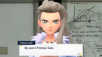 pokemon scarlet violet professor sada