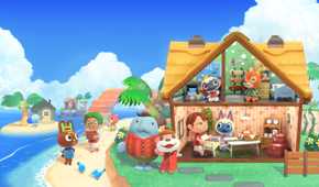 Screenshot from Animal Crossing New Horizon of the Happy Home Makeover part