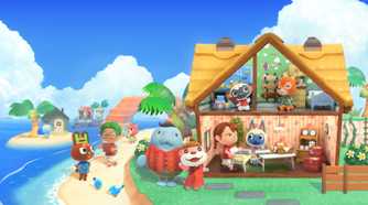 Screenshot from Animal Crossing New Horizon of the Happy Home Makeover part