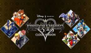 Screenshot from Kingdom Hearts title screen