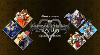 Screenshot from Kingdom Hearts title screen