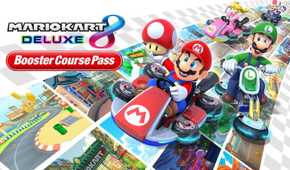 Screenshot from Mario Kart 8 Deluxe of the title screen