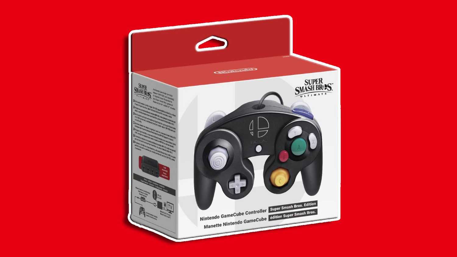Screenshot from Nintendo Switch Online of the Gamecube Controller