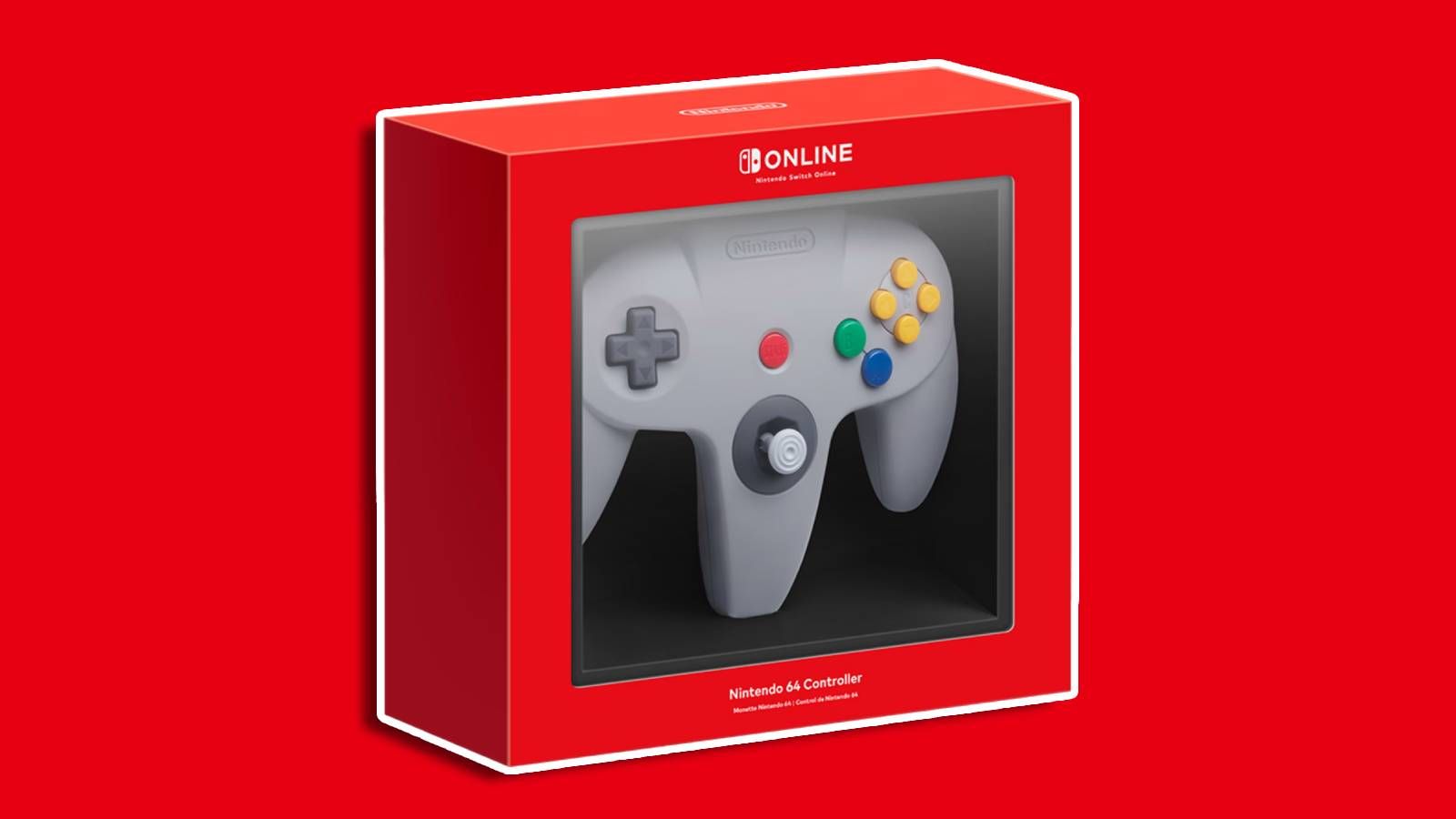 Screenshot from Nintendo Switch Online of the N64 controller