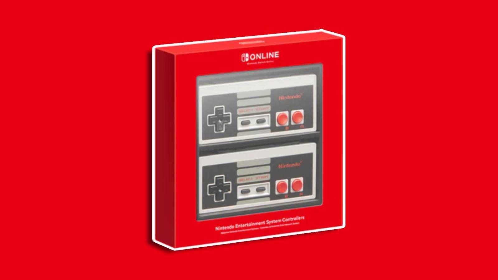 Screenshot from Nintendo Switch Online of the NES controller