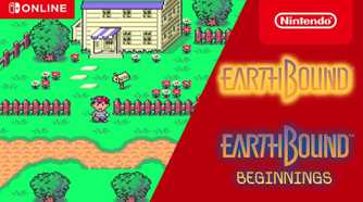 Screenshot from Nintendo Switch Online of Earthbound and Earthbound Beginnings
