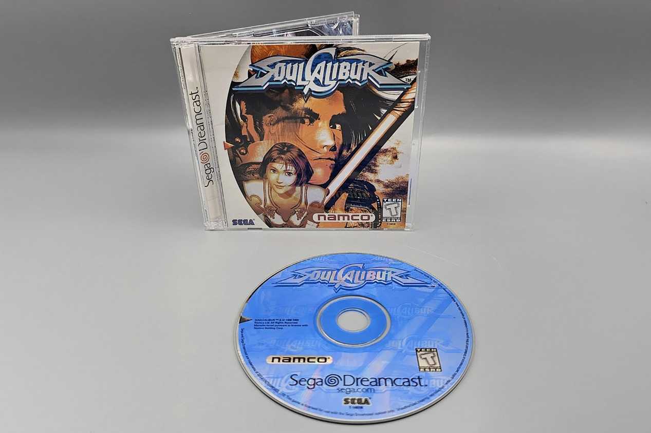 Soulcalibur game for Sega Dreamcast