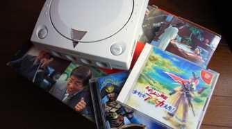 Sega Dreamcast Console with games