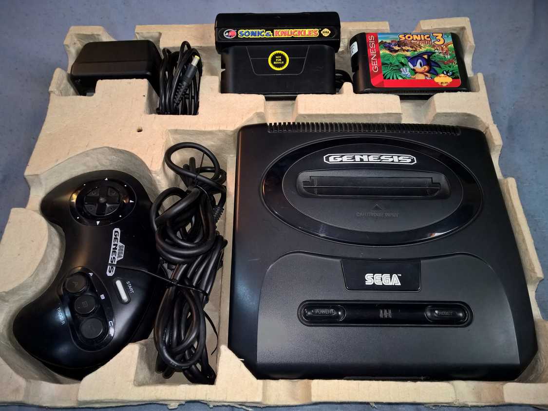 Sega Genesis in open box