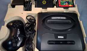 Sega Genesis in open box