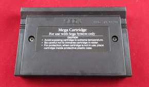 Sega Master System cartridge back
