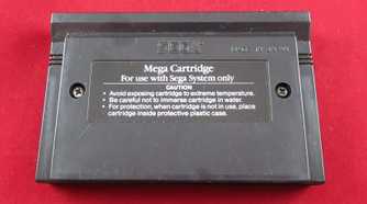 Sega Master System cartridge back