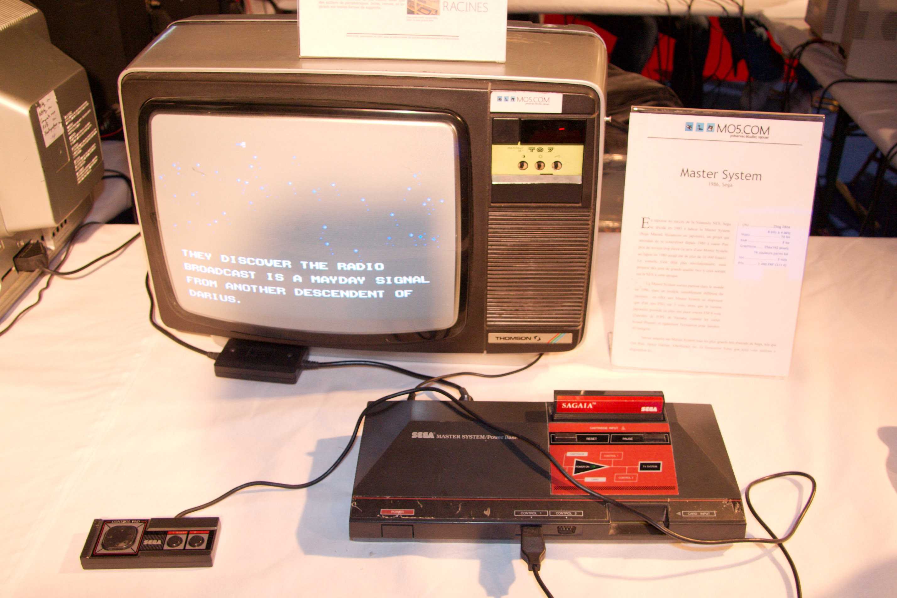Sega Maste System at festival du jeu video
