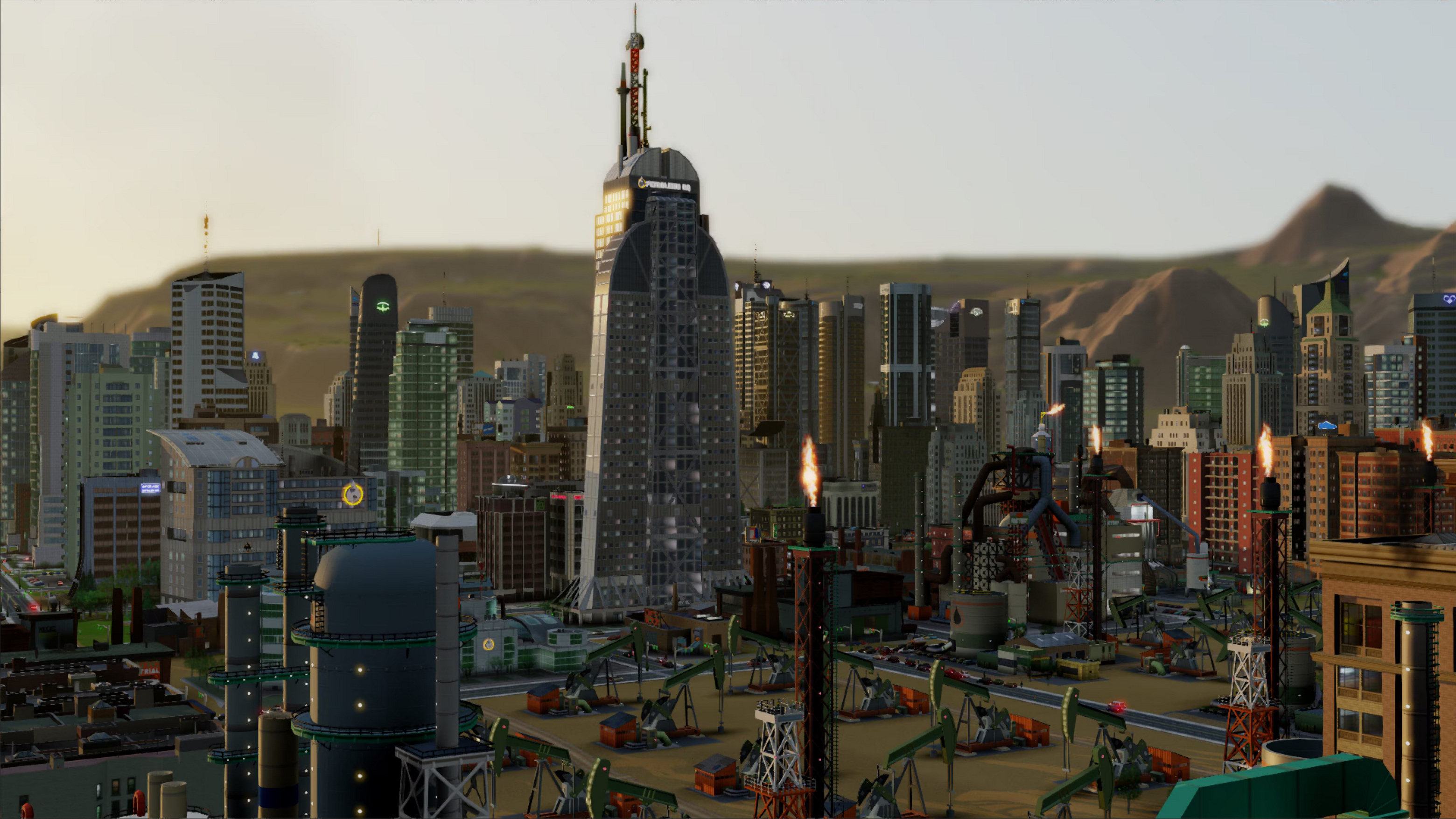 A city in SimCity 2013
