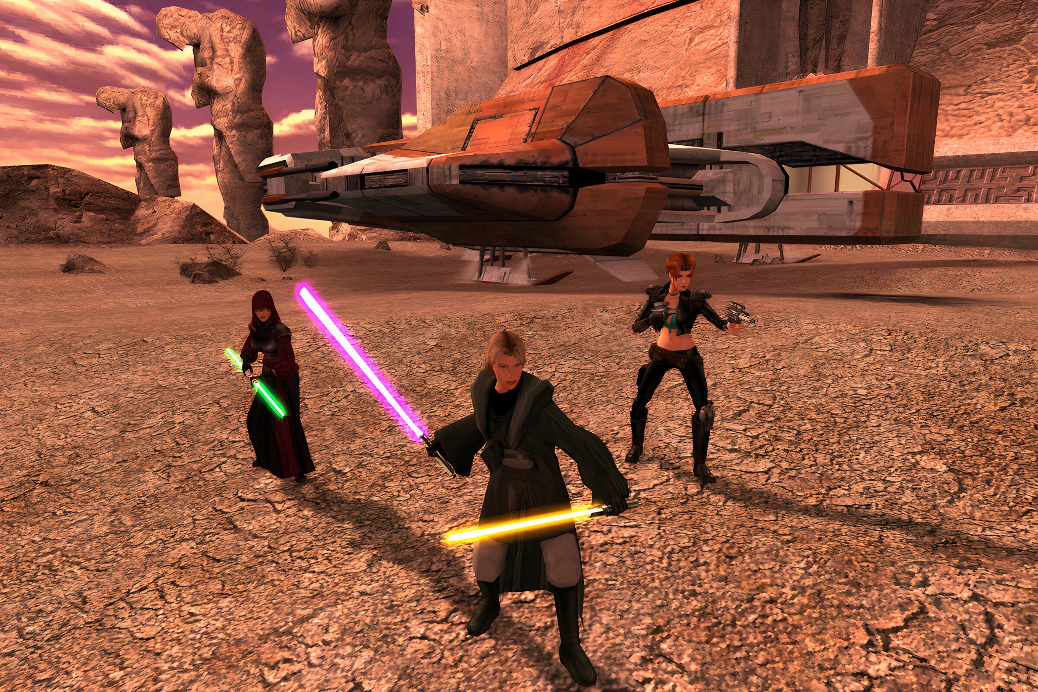 An image from the game Star Wars: Knights of the Old Republic II.