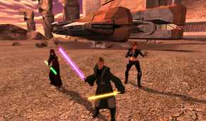 An image from the game Star Wars: Knights of the Old Republic II.