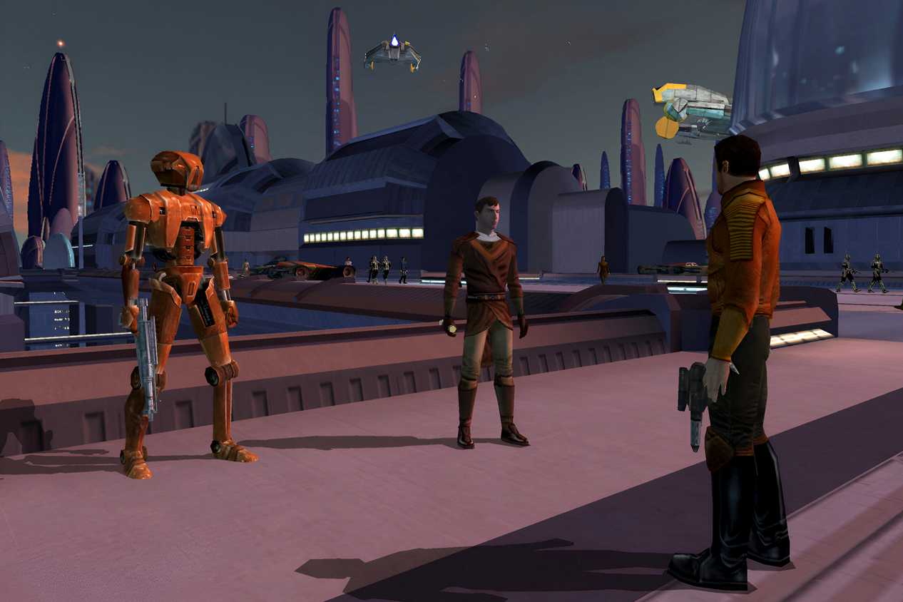 A screenshot from the game "Star wars: Knights of the Old Republic".