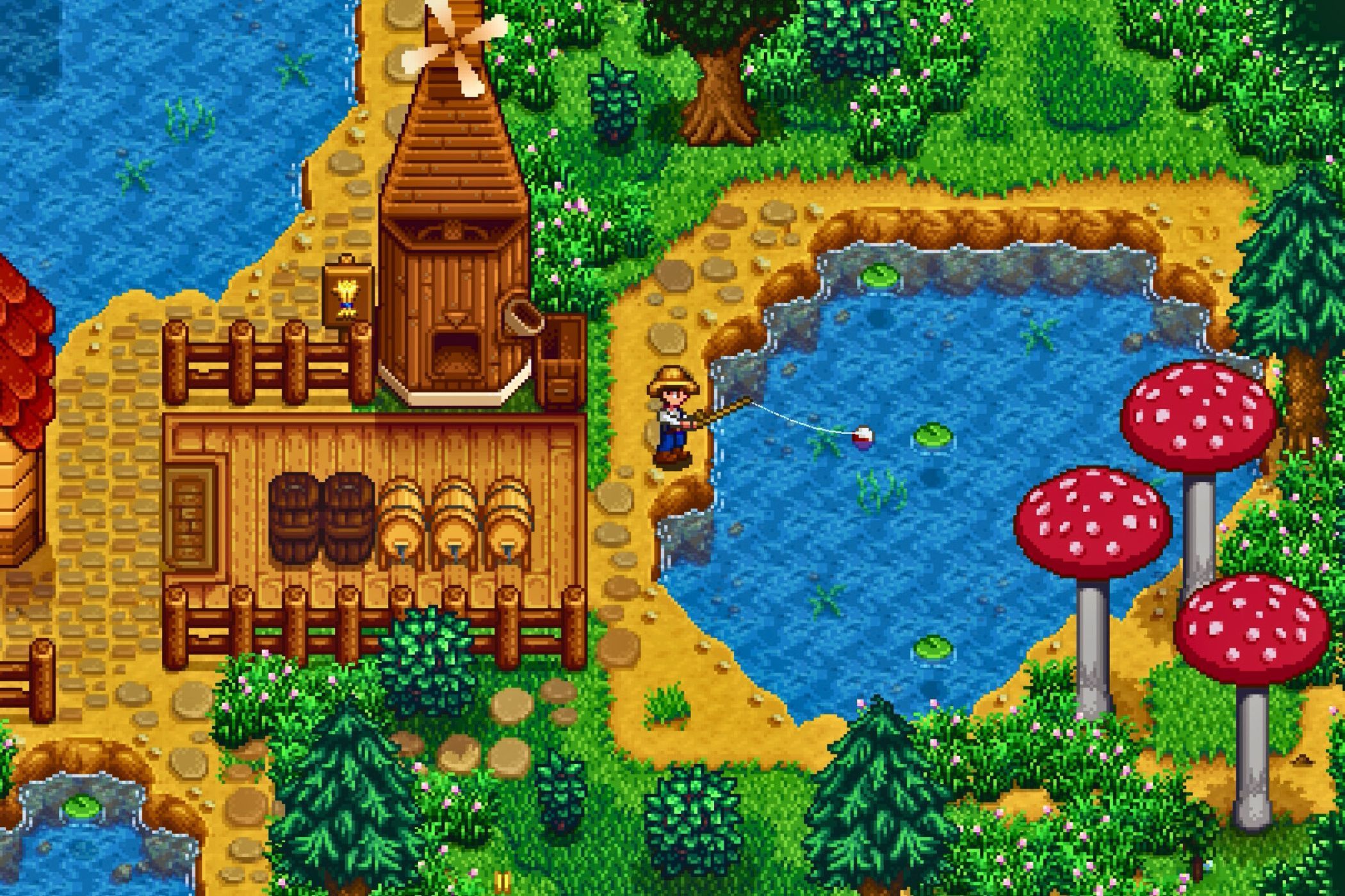 A screenshot from the game Stardew Valley.