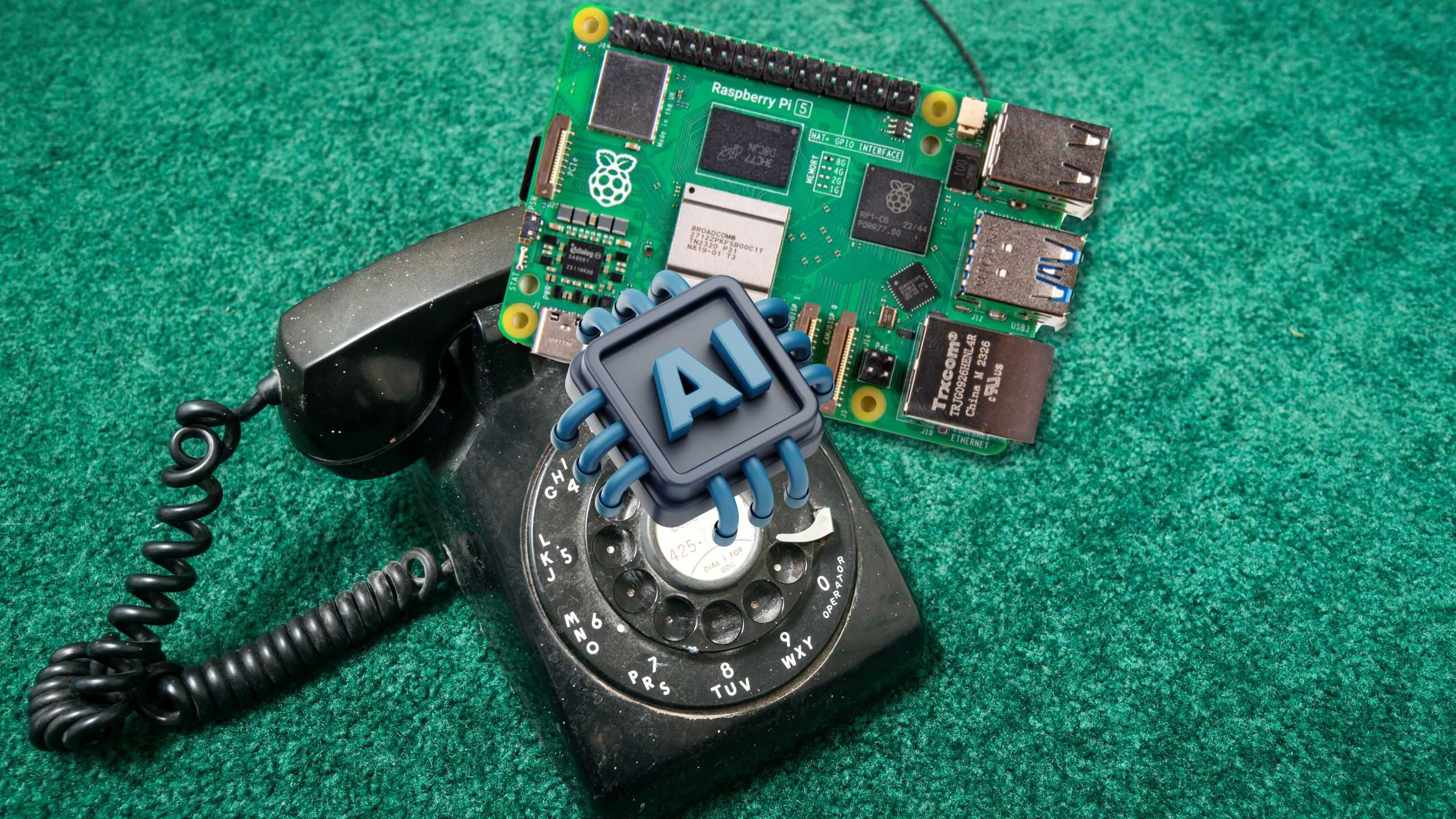 Take ChatGPT retro with a Raspberry Pi-powered rotary phone hotline
