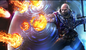 Letho deflecting a fireball
