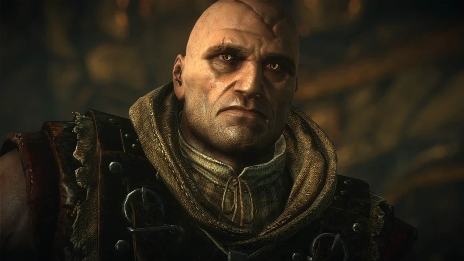 A close-up image of the Witcher, Letho