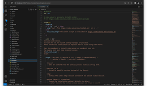 Code server Docker container